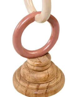 Portacandele WATERFORD Legno di pino 29 cm Multicolore