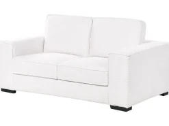 2 posti VIKRAN Velluto a coste Bianco