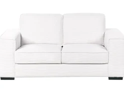 2 posti VIKRAN Velluto a coste Bianco