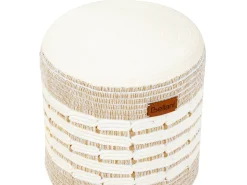 Pouf ABTIN Iuta Bianco