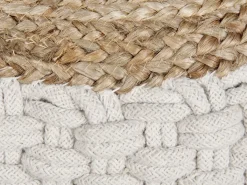 Pouf AIZA Cotone Bianco