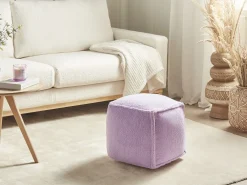 Pouf ALIPUR Bouclé Viola