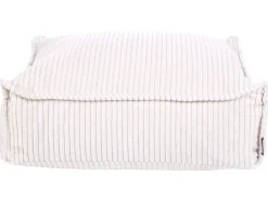 Pouf ALLOZAI Velluto Beige chiaro