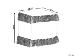 Pouf ALUPOLA Iuta Beige