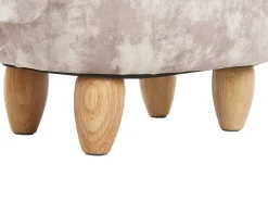 Pouf animaletto contenitore DOGGY Velluto Beige Cane