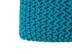 Pouf CONRAD Cotone Blu oltremare