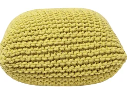 Pouf CONRAD Cotone Giallo