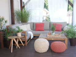 Pouf CONRAD Cotone Rame