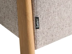 Pouf contenitore EDLAND Tessuto 45 cm 43 cm Beige