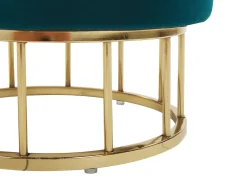Pouf contenitore ELGIN Velluto Foglia di tè