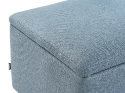 Pouf contenitore FERNDALE Tessuto Blu
