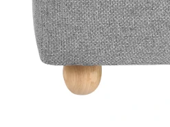 Pouf contenitore FERNDALE Tessuto Grigio chiaro