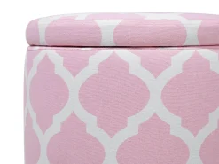 Pouf contenitore TUNICA Cotone Rosa
