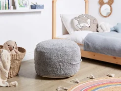 Pouf KANDHKOT Cotone Grigio