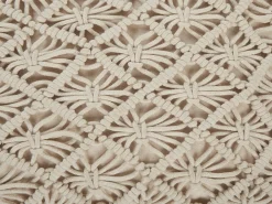 Pouf Macramè BERRECHID Cotone Beige