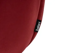 Pouf SELBY Velluto Rosso scuro