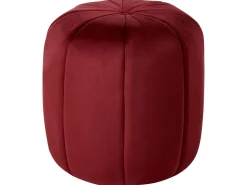 Pouf SELBY Velluto Rosso scuro