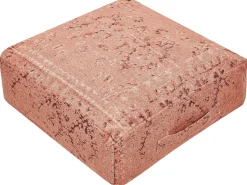 Pouf SHASA Cotone Rosso chiaro