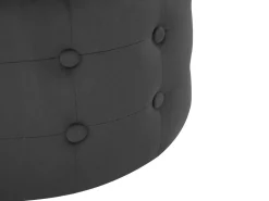 Pouf TAMPA Velluto Nero