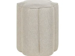Pouf TAPPEN Lino sintetico Beige