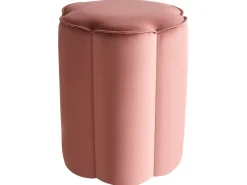 Pouf TAPPEN Velluto Rosa