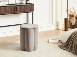 Pouf TAPPEN Velluto Tortora