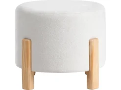 Pouf TERRY Ciniglia Bianco sporco