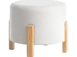 Pouf TERRY Ciniglia Bianco sporco
