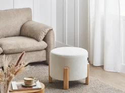Pouf TERRY Ciniglia Bianco sporco