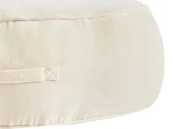 Pouf YULLE Velluto Beige chiaro