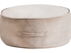 Pouf YULLE Velluto Marrone chiaro