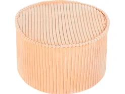 Pouf ZIKRIA Velluto Rosa pesca
