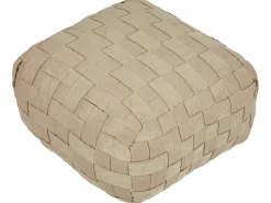 Pouf BODLA Materiale sintetico Beige