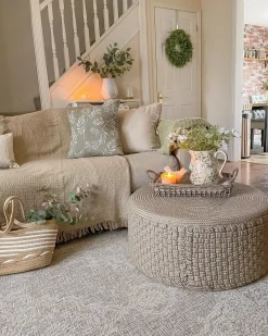 Pouf MITHI Beige