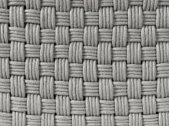 Pouf NALLI Materiale sintetico Grigio