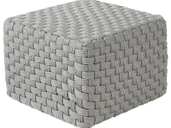 Pouf NALLI Materiale sintetico Grigio