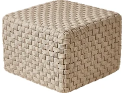 Pouf NALLI Materiale sintetico Tortora