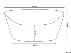 Protezione impermeabile CHUVA 140 cm 135 cm 80 cm Grigio
