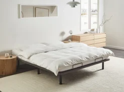 Rete per letto regolabile elettricamente BRUNOY 180 x 200 cm Grigio