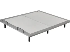 Rete per letto regolabile elettricamente BRUNOY 180 x 200 cm Grigio