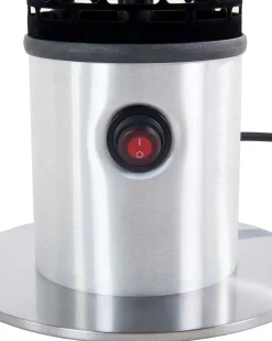 Riscaldatore a infrarossi da patio a piantana VEZUVIO 800 W Nero