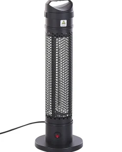 Riscaldatore a infrarossi da patio a piantana KRAKATOA 1000 W Nero