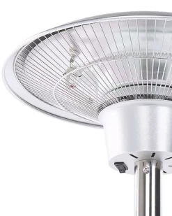 Riscaldatore a infrarossi da patio a piantana ASKJA 1500 W Argento