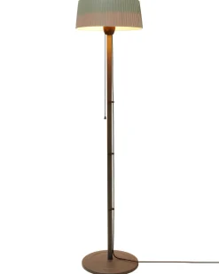Riscaldatore a infrarossi da patio a piantana VARAZZE 1500 W Grigio
