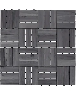 Rivestimenti e piastrelle da esterno ACERENZA Legno di acacia certificato Grigio