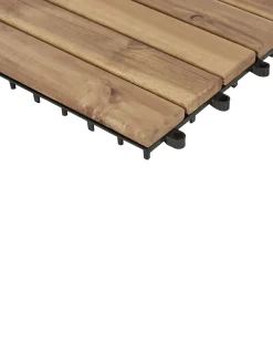 Rivestimenti e piastrelle da esterno ACCETTURA Legno di acacia certificato Naturale