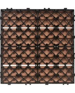 Rivestimenti e piastrelle da esterno ATELETA Composito legno-plastica (WPC) Marrone chiaro