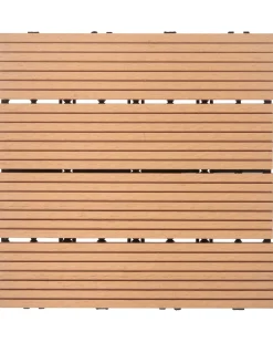 Rivestimenti e piastrelle da esterno ATELETA Composito legno-plastica (WPC) Marrone chiaro