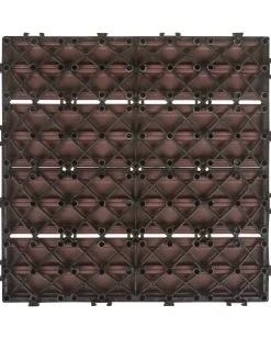 Rivestimenti e piastrelle da esterno ATELETA Composito legno-plastica (WPC) Marrone