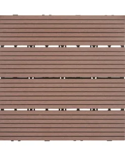 Rivestimenti e piastrelle da esterno ATELETA Composito legno-plastica (WPC) Marrone